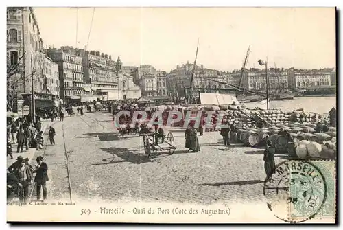 Marseille - Quai du Cote Cote des augustins- Cartes postales