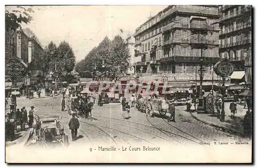 Marseille - Le Cours Belsunce - Concert - tramway - Ansichtskarte AK