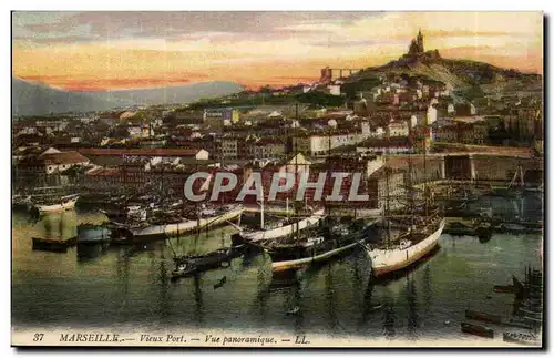 Marseille - Vieux Porte - Vue panoramique - Cartes postales