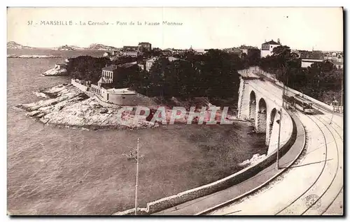 Marseile - La Corniche Pont de la Fausse Monnaie - Ansichtskarte AK