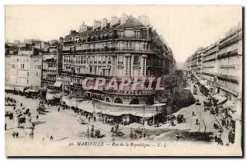 Marseille - Rue de la Republique - Cartes postales