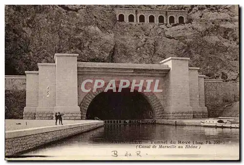 Marseille - Tunnel de Rove long 7 k 200m - canal de Marseille au Rhone - Cartes postales