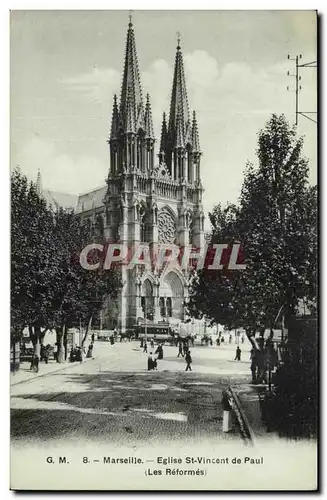 Marseille - Eglise St vincent de Paul Les Reformes - Ansichtskarte AK