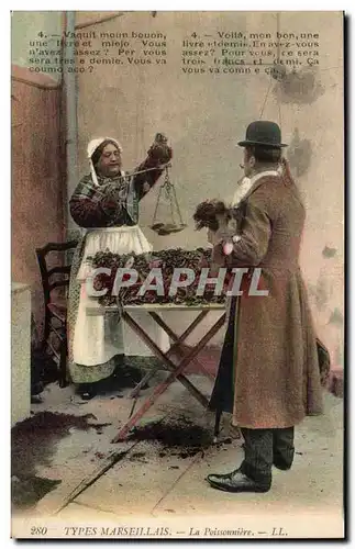 Marseille - la Poissoniere - Vaquit moun bouon une livre et miejo Vous n&#39avez assez? - Cartes postales