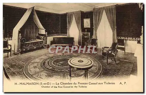 Malmaison - Napoleon - La Chambre du Premier Consul aux Tuileries - Ansichtskarte AK