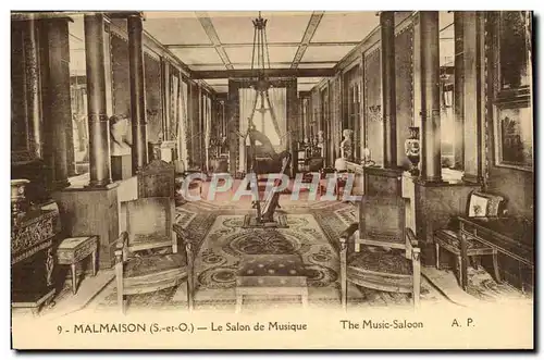 Malmaison - Napoleon - Le Salon de Musique - The Music Salon - Cartes postales