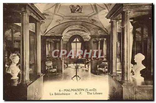 Malmaison - Napoleon La Bilbliotheque - The library - Cartes postales