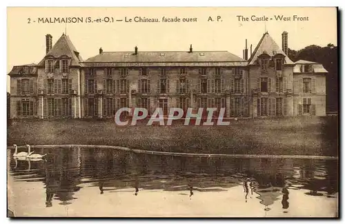 Malmaison - Napoleon Le Chateau facade ouest- Ansichtskarte AK