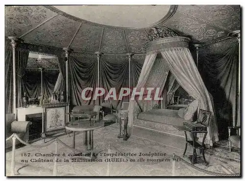 Malmaison - Napoleon - Chambre a Coucher de l&#39imperatrice Josephine - Cartes postales