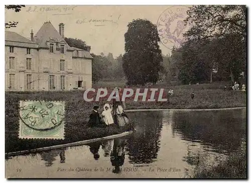 Malmaison - Chateau - Parc - la Piece d&#39eau Napoleon - Cartes postales