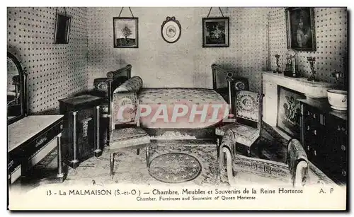 Rueil Malmaison - Napoleon Chambre Meuble et Souvenirs de la Reine Hortense - Ansichtskarte AK