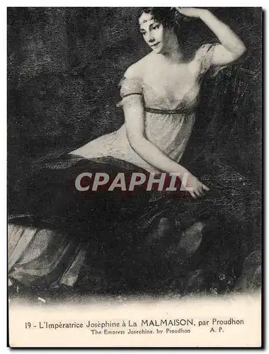 Rueil Malmaison - Napoleon L'Imperatrice Josephine par Proudhon - Cartes postales