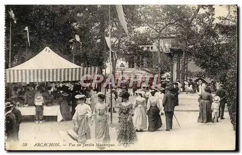 Arachon - Vue au Jardin Mauresque - Cartes postales