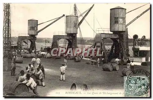 Bordeaux - Les Quais de Dechargement - Cartes postales