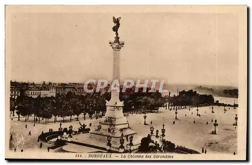 Bordeaux - la Colonne des Girondins - Ansichtskarte AK