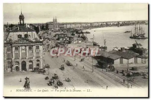 Bordeaux - Les Quais Vue Prise de la Douane - Cartes postales