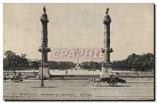 Bordeaux - Esplanade des Quinconces - Ansichtskarte AK