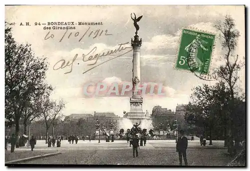 Bordeaux - Monument des Girondins - Cartes postales