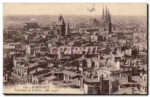 Bordeaux - Panorama de la Ville - Cartes postales