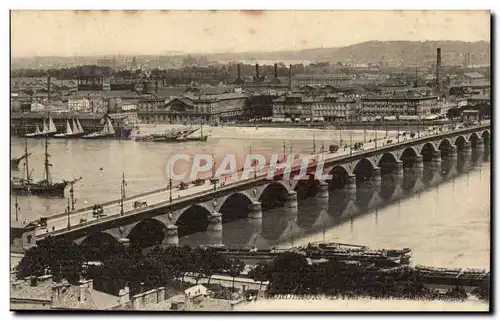 Bordeaux - pont et bateau - Cartes postales