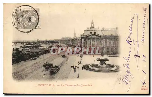 Bordeaux - la Douane et les Quais sud - Ansichtskarte AK