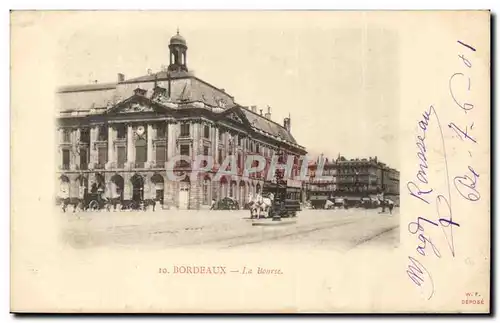 Bordeaux - La Bourse - Cartes postales