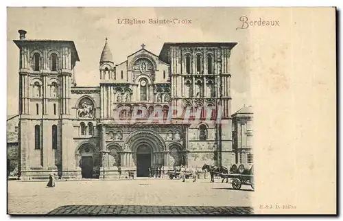 Bordeaux - L&#39Eglise Sainte Croix - Cartes postales