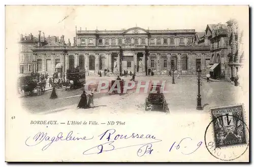 Bordeaux - L'Hotel de Viller - Cartes postales