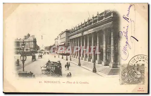 Bordeaux - Place de la Comedie - Cartes postales