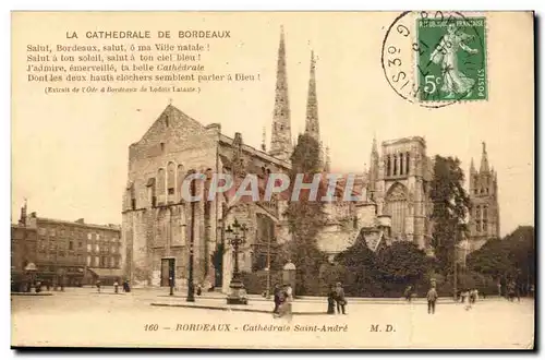 Bordeaux - La Cathedrale - Cartes postales