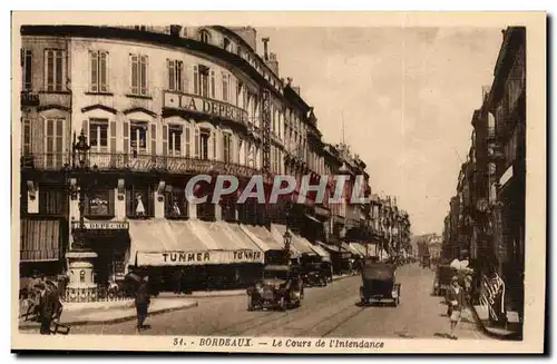 Bordeaux - Le Cours de l&#39Intendance Tunmer la Depeche - Ansichtskarte AK