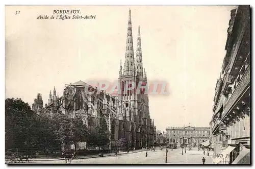 Bordeaux - Abside de l&#39Eglise Saint Andre - Cartes postales