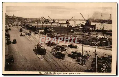 Bordeaux - Les Quais cote Nord - Ansichtskarte AK