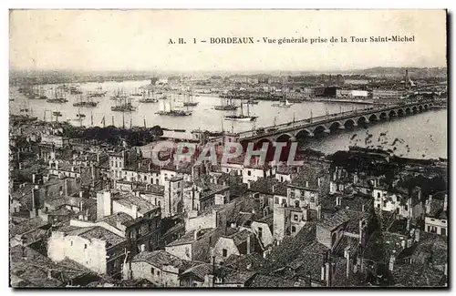 Bordeaux - Vue Generale prise de la Tour Saint Michel - Cartes postales