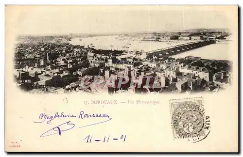 Bordeaux - Vue Panoramique - Ansichtskarte AK