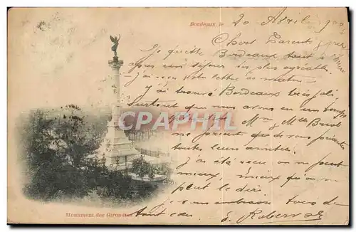 Bordeaux - Monument des Girondes - Cartes postales