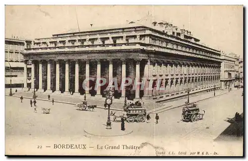 Bordeaux - Le Grand Theatre - Cartes postales