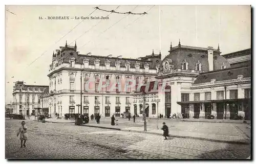 Bordeaux - La Gare Saint Jean - Ansichtskarte AK