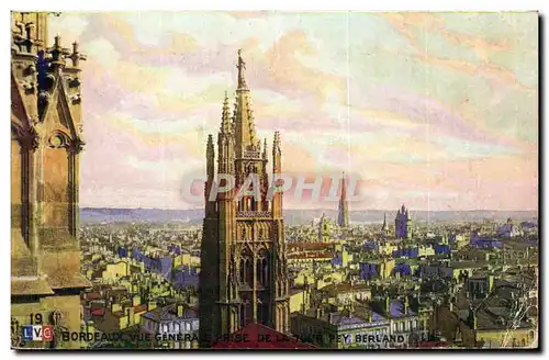 Bordeaux - Vue Generale prise de la Tour Pey Berland - Cartes postales