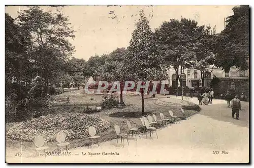 Bordeaux - Le Square gambetta - Cartes postales