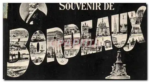 Bordeaux - Souvenir de Bordeaux - Cartes postales