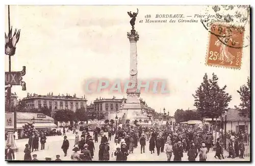 Bordeaux - Monument des Girondins - Cartes postales