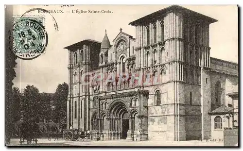 Bordeaux - L&#39Eglise Sainte Croix - Cartes postales