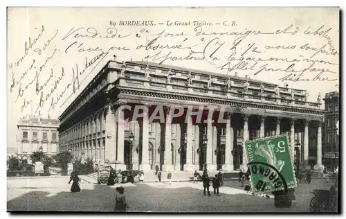 Bordeaux - Le Grand Theatre - Cartes postales