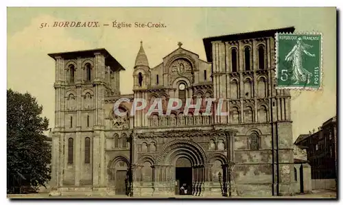 Bordeaux - L'Eglise Sainte Croix - Cartes postales