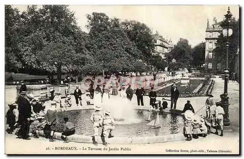 Bordeaux - la Terrasse du Jardin Public - Ansichtskarte AK