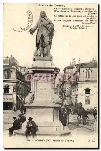 Bordeaux - Statue de Tourny - Cartes postales