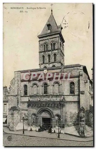 Bordeaux - basilique St Seurin - Ansichtskarte AK