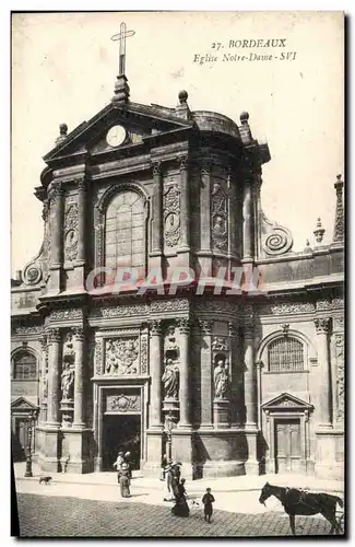 Bordeaux - Eglise Notre Dame - Ansichtskarte AK