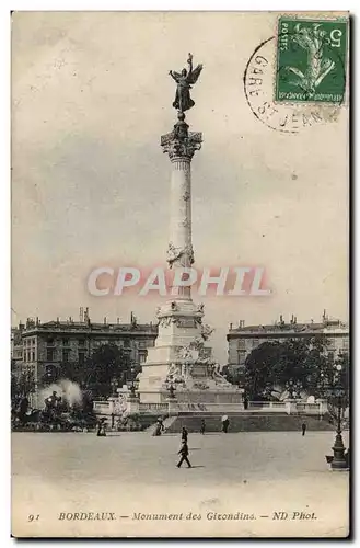 Bordeaux - Monument des Girondins - Cartes postales